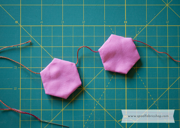 Rainbow Hexie Garland Tutorial - Spool Pittsburgh